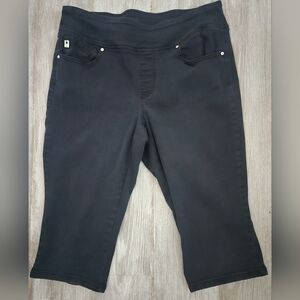 Kim by Kim Gravel Regular Tripleluxe Denim Pedal Pushers